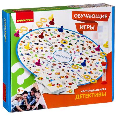 Детективы  настольная обучающая игра     ВВ2409