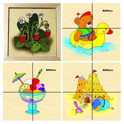 Лето картинки разрезные Д602