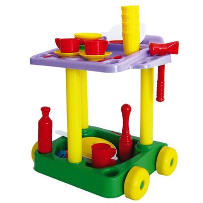 Сервировочный столик с набором детской посуды У533