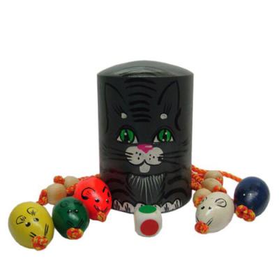 Кошки-мышки.Игра (Серый кот) Д089