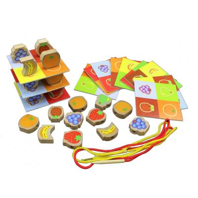 Сборные бусы  Фруктовая башня Б507  