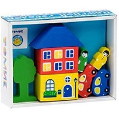 Конструктор Цветной городок голубой 8 дет. 8688-3 