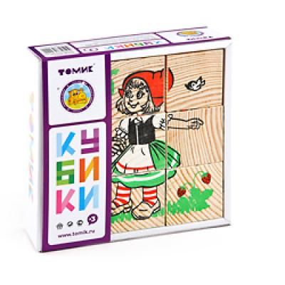 Кубики  Сложи рисунок: Герои сказок  9 деталей