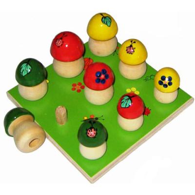 Грибы на полянке. 9 штук. Р-45/787