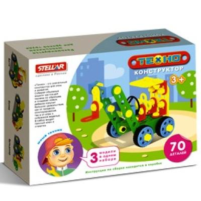 Конструктор техно Кран  70 деталей 02035