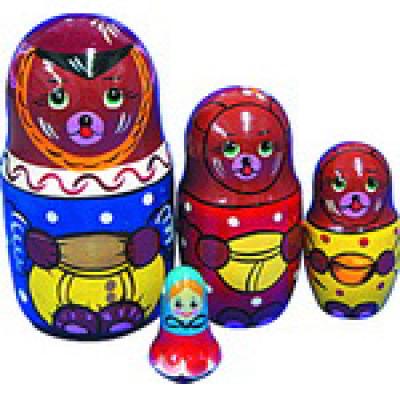 Матрешка Сказка Три Медведя Д-341