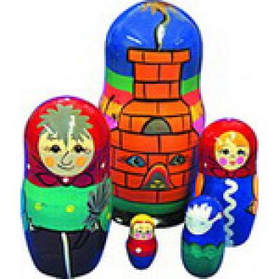 Матрешка Сказка Гуси-Лебеди Д-333