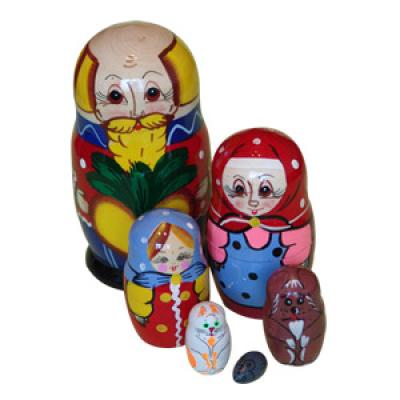 Матрёшка  Сказка  Репка ( 6 в 1 )