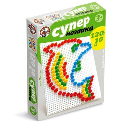 Супер Мозаика d 10 5 цв 120 фишек 02016