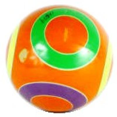 Мяч резиновый 150мм С-101ЛП (полоса)