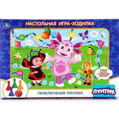 Настольная игра-ходилка Приключения Лунтика 