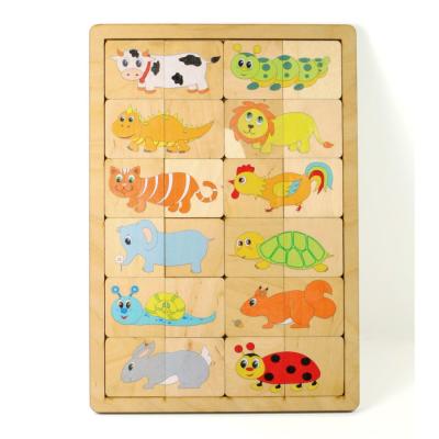 Пазл деревянный Веселые половинки 00725 