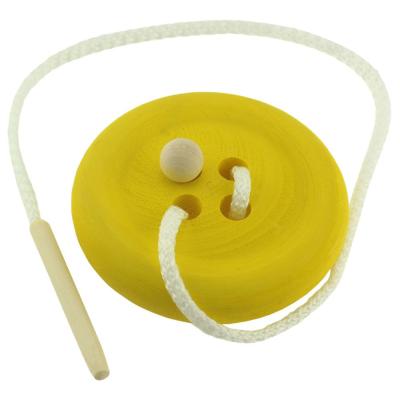 Шнуровка Пуговка желтая SSHP01C0304y