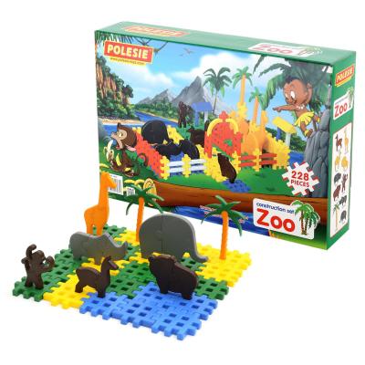 Конструктор Зоопарк 228 элементов в коробке 4802