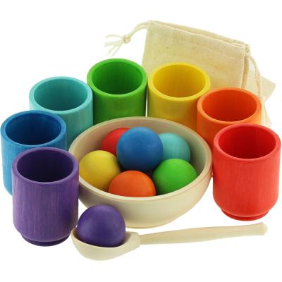 Сортер Радуга: Шарики в стаканчиках. БОЛЬШИЕ