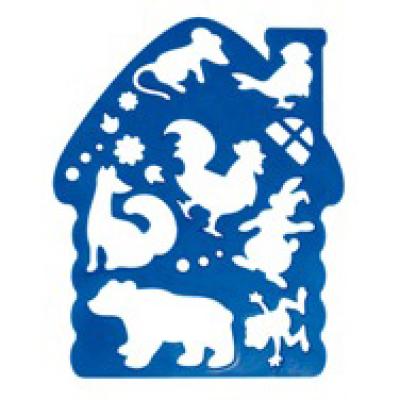 Трафарет фигурный Теремок  20С 1361-08