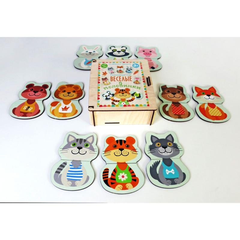 Развивающая игра Веселые половинки IG0152