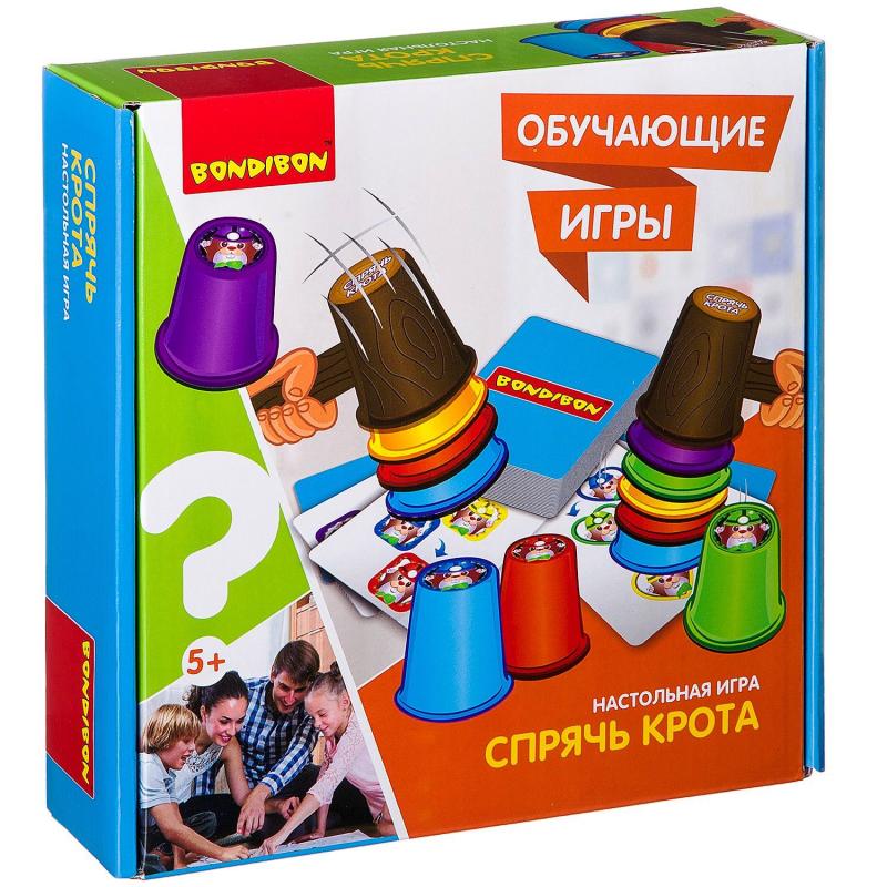 Спрячь крота       настольная обучающая игра     ВВ2420