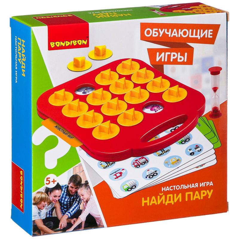 Найди пару   настольная обучающая игра   ВВ2411