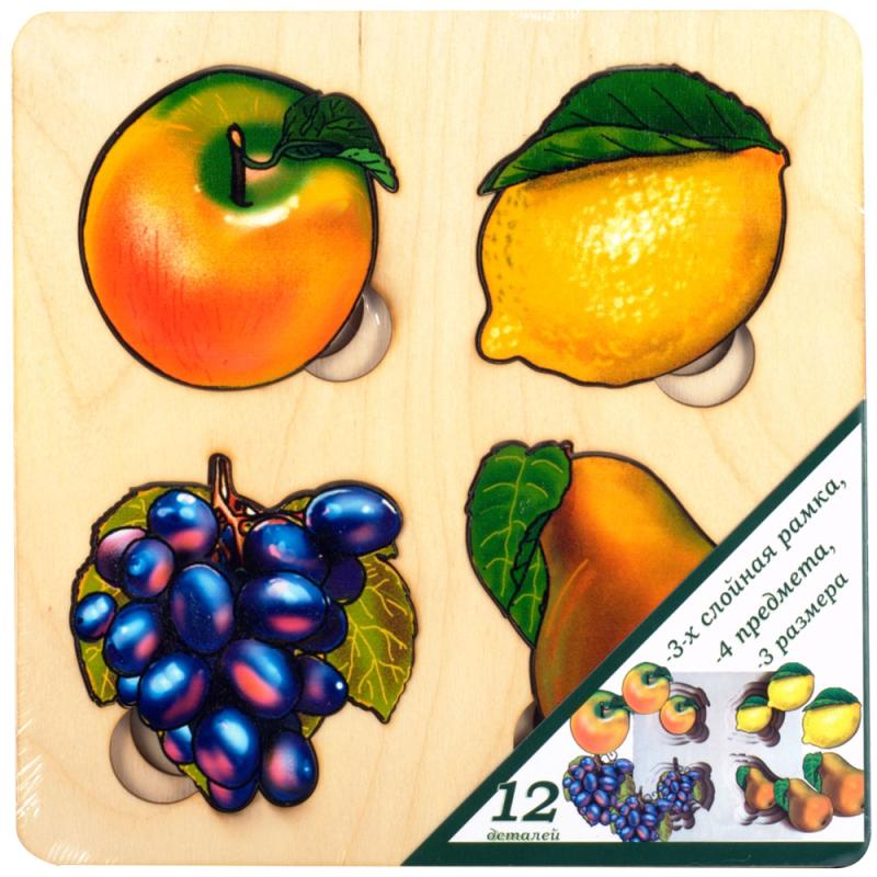 Больше-меньше Фрукты арт.7911 доска Сегена