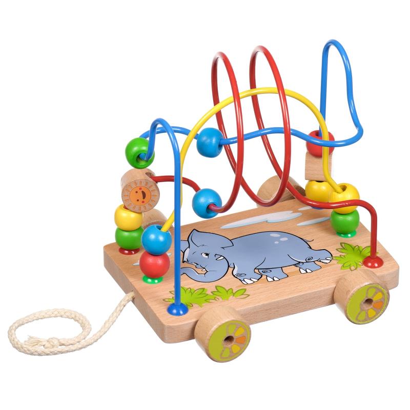 Лабиринт - каталка Слоник Д036