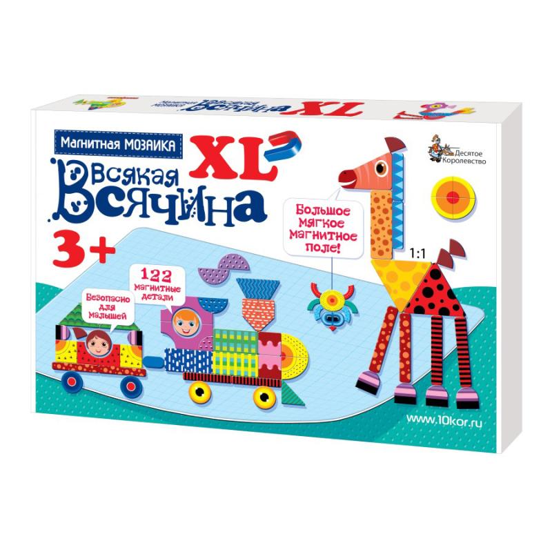 Магнитная мозаика Всякая всячина XL 122 эл. 02741 