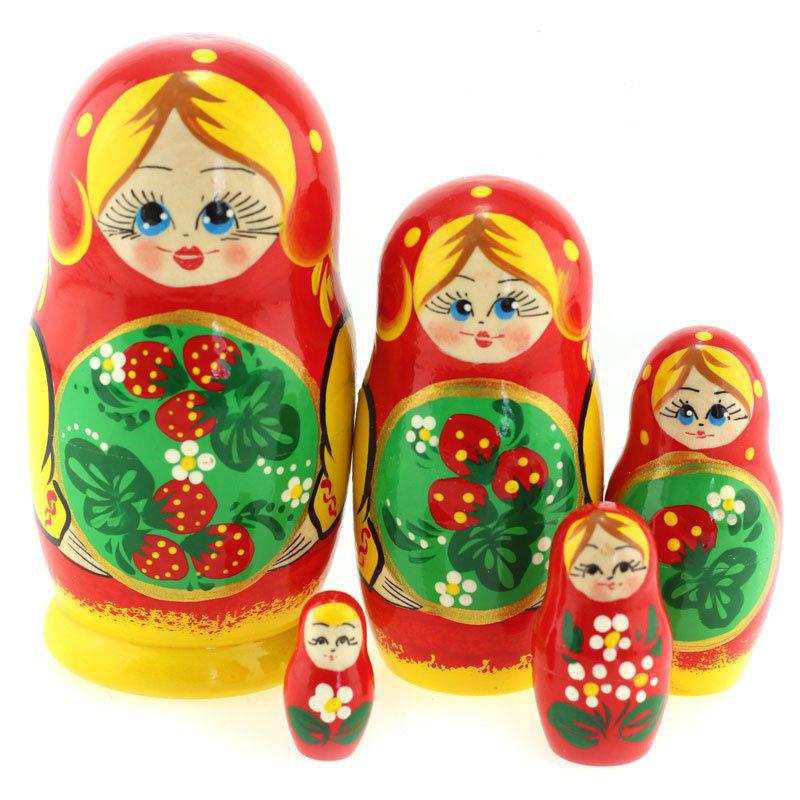 Матрешка 5 мест Времена года.Лето в уп SMS0502vz-06U