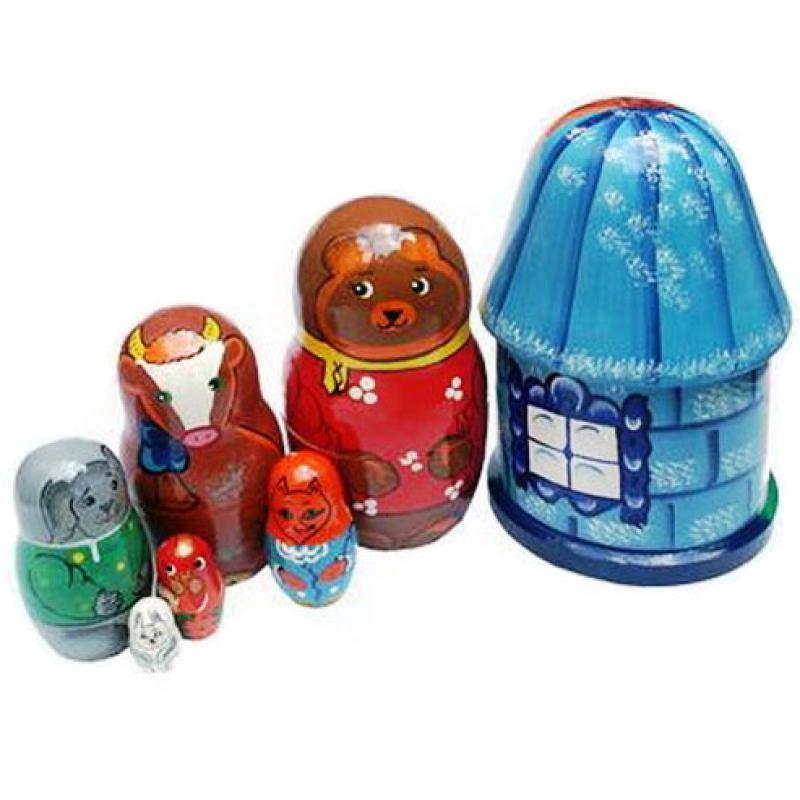 Матрешка Лубяная избушка Р-45/744 