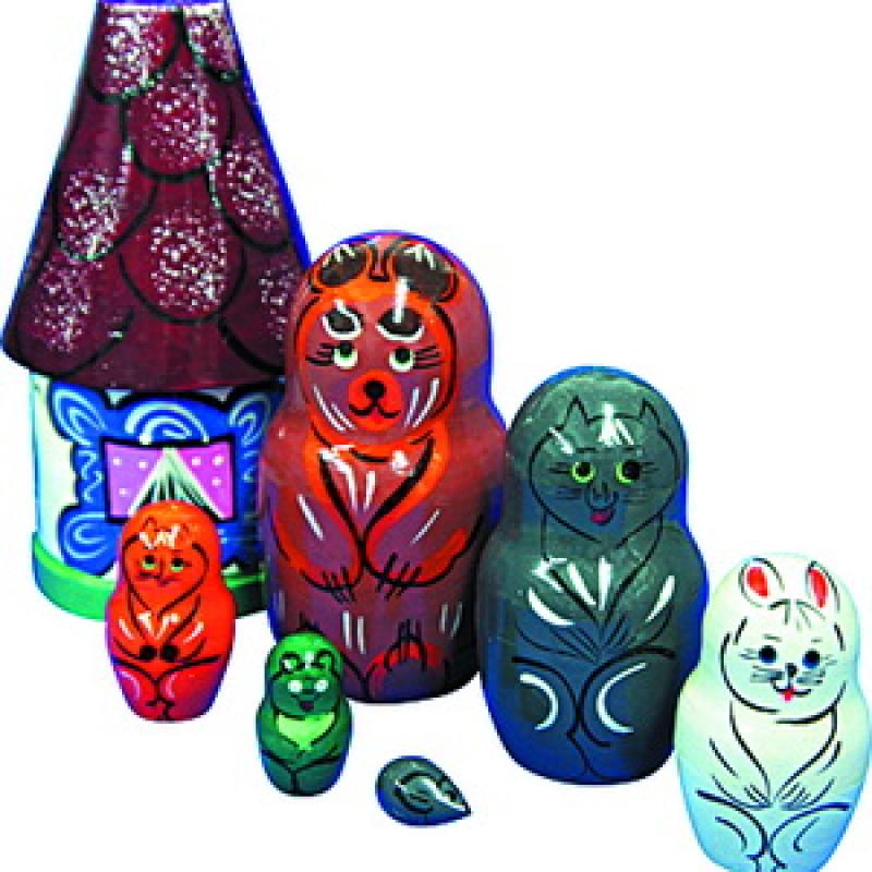 Матрёшка  Сказка  Теремок ( 6 в 1 )