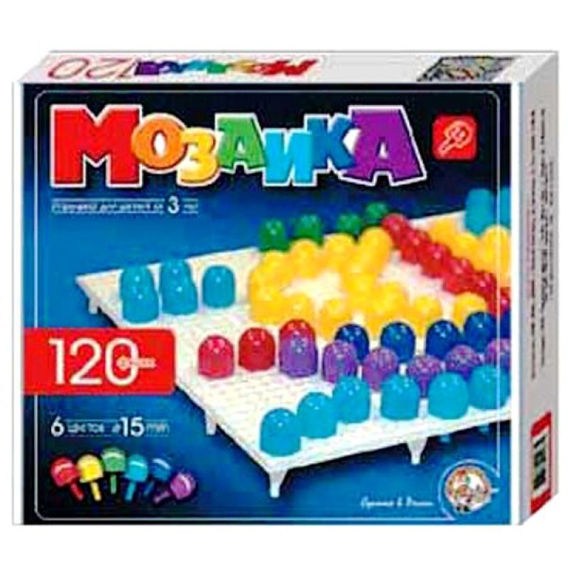 Мозаика d 15 6 цв 120 шт 1 поле  00965