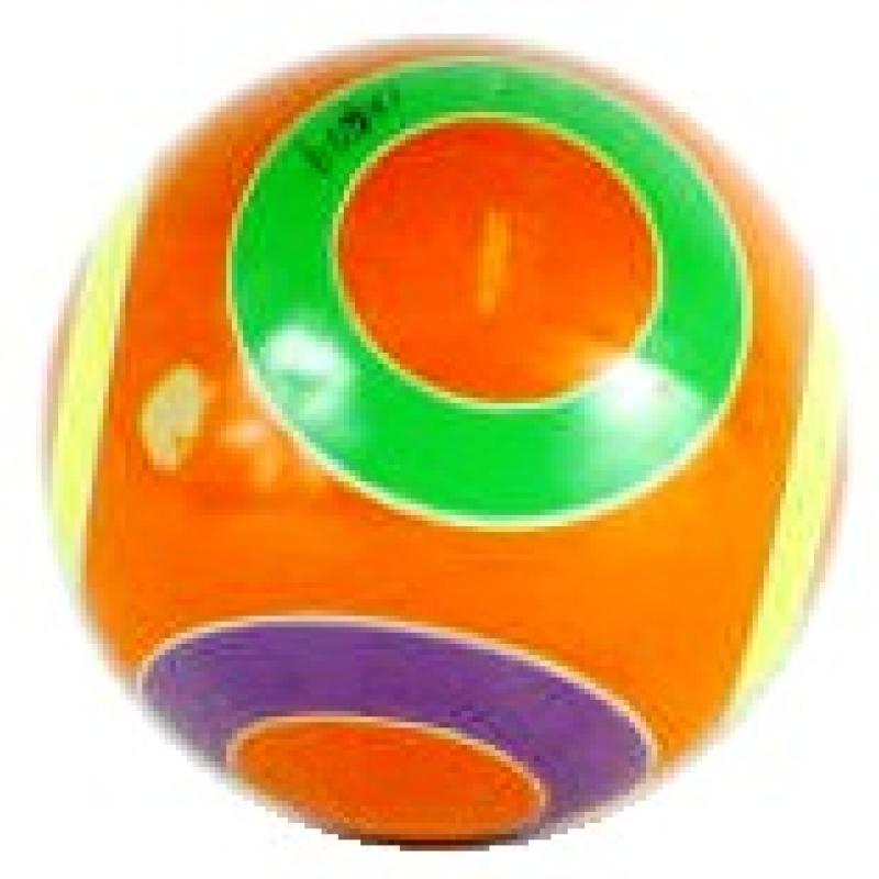 Мяч резиновый 150мм С-101ЛП (полоса)