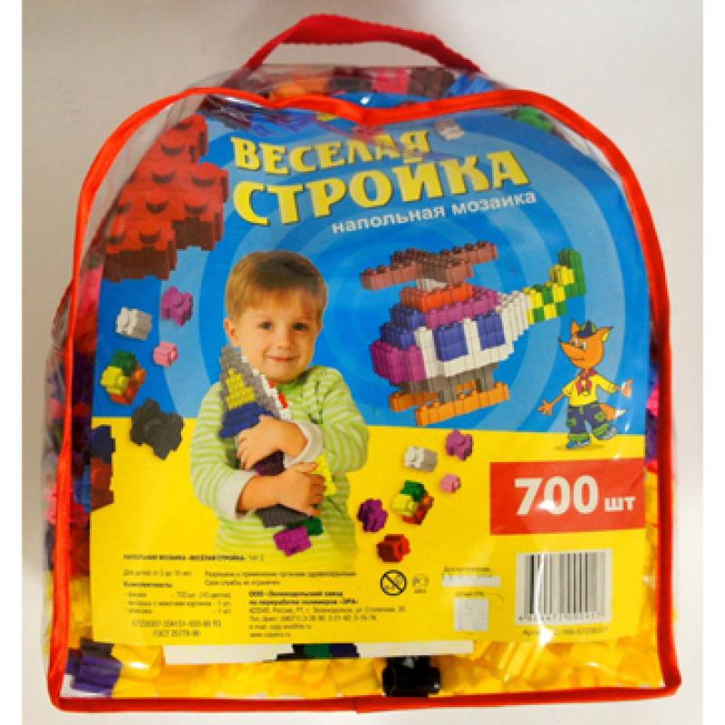 Напольная мозаика  Весёлая стройка 700дет.