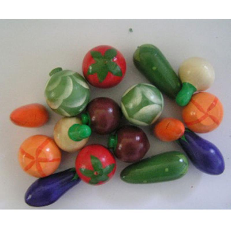 Овощи крашеные набор 16 шт Р-45/915 