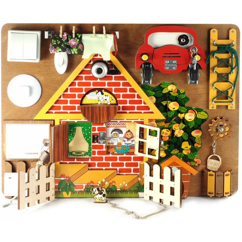 Развивающая доска №3 Загородный дом BusyBoard
