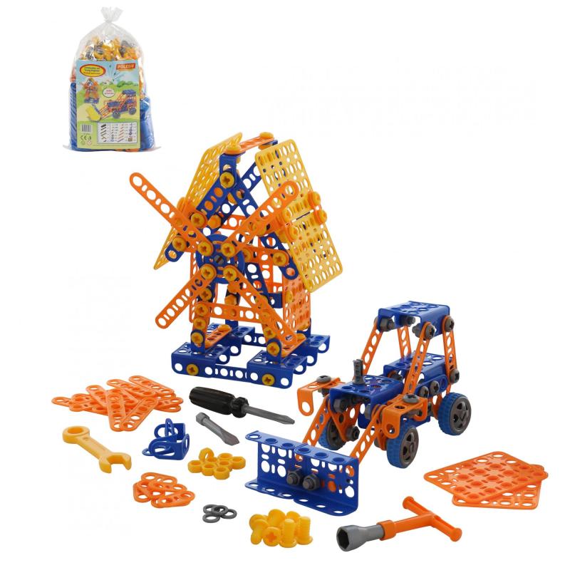 Конструктор Мельница + Трактор-погрузчик 55132