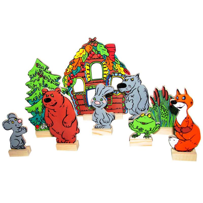 Театр Теремок настольный деревянный 5035