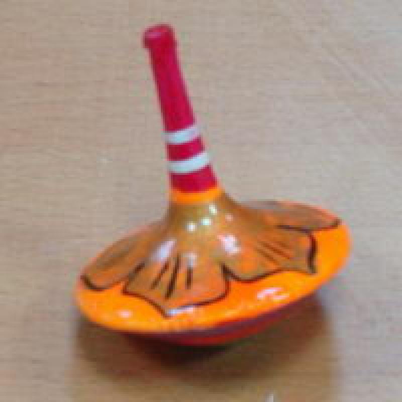 Волчок Спираль большой с блестками 7822